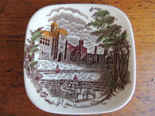 JOHNSON BROS TRINKET DISH - "HADDON HALL"