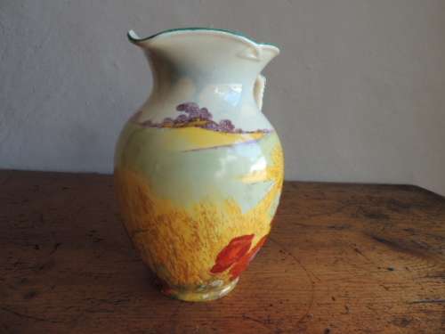 LARGE ROYAL DOULTON JUG - "POPPIES IN THE CORN FIELD"