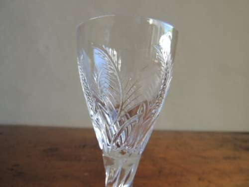 STUART CRYSTAL SHERRY GLASSES - SET OF 5