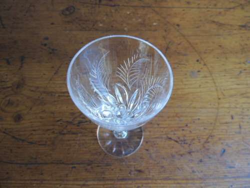 STUART CRYSTAL SHERRY GLASSES - SET OF 5