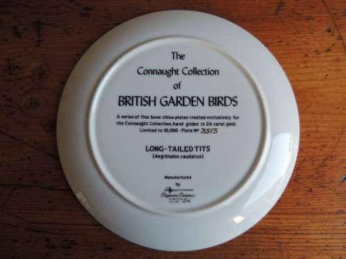 CONNAUGHT COLLECTION OF ENGLISH GARDEN BIRDS - "LONG - TAILED TITS "