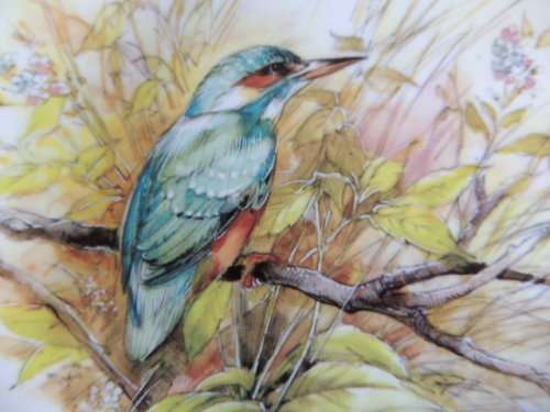 CONNAUGHT COLLECTION OF ENGLISH GARDEN BIRDS - "THE KINGFISHER"
