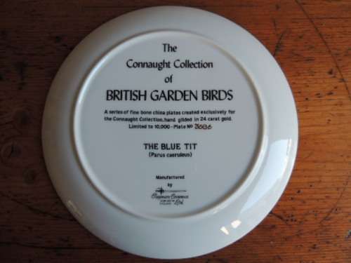 CONNAUGHT COLLECTION OF ENGLISH GARDEN BIRDS - "THE BLUE TIT"