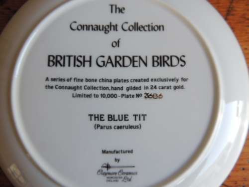 CONNAUGHT COLLECTION OF ENGLISH GARDEN BIRDS - "THE BLUE TIT"