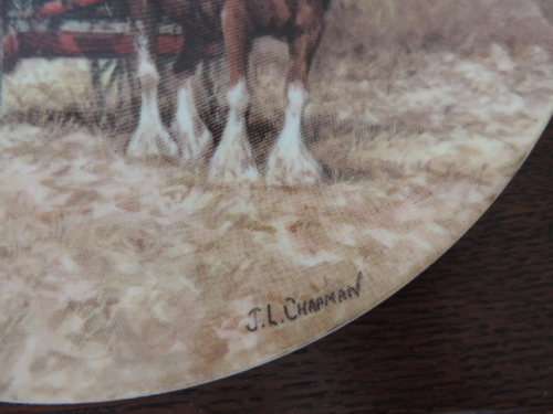 WEDGEWOOD COLLECTABLE PLATE - THE MIDDAY LOCAL"