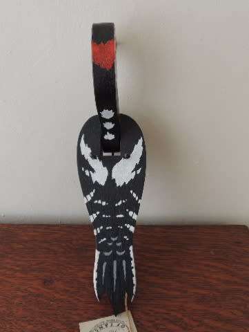 WOODPECKER DOOR KNOCKER - VERY QUIRKY