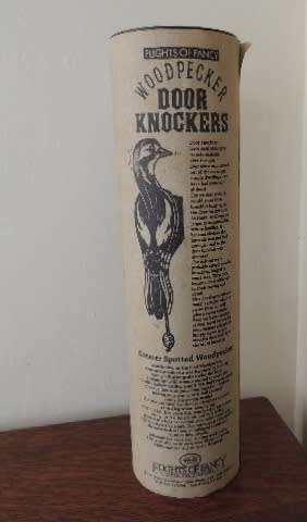 WOODPECKER DOOR KNOCKER - VERY QUIRKY