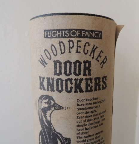 WOODPECKER DOOR KNOCKER - VERY QUIRKY