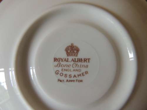 ROYAL ALBERT TEA SAUCER - "GOSSAMER"