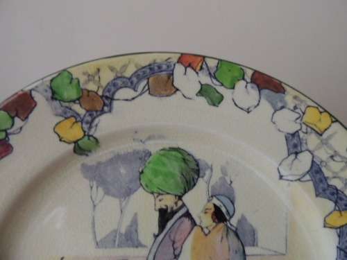 ROYAL DOULTON RACK PLATE - "THE ARRIVAL OF THE UNKNOWN PRINCESS"