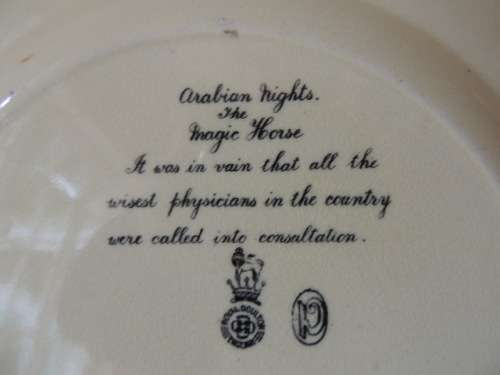 ROYAL DOULTON RACK PLATE - "THE MAGIC HORSE"