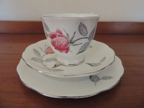 ROYAL ALBERT TEA SET - "TRENT ROSE" - 20 Pieces