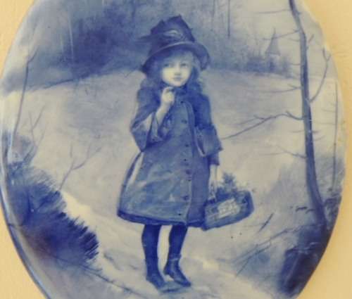 RARE - ROYAL DOULTON "BLUE CHILDREN" PLAQUE - Plaque 2