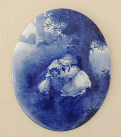 RARE - ROYAL DOULTON "BLUE CHILDREN" PLAQUE - Plaque 1