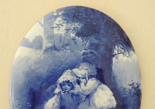 RARE - ROYAL DOULTON "BLUE CHILDREN" PLAQUE - Plaque 1