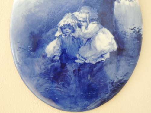 RARE - ROYAL DOULTON "BLUE CHILDREN" PLAQUE - Plaque 1