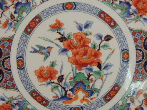 IMARI RACK PLATE - SIGNED For Ramshorn