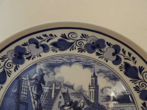 DELFT TRADITIONAL TRADESMAN RACK PLATE - "DE LOODGIETER"