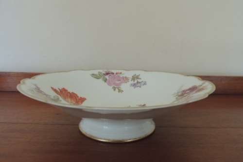 LIMOGE FOOTED TAZZA
