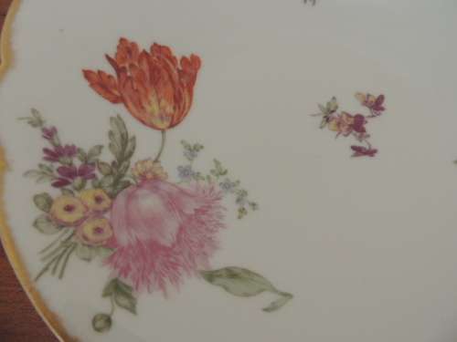 LIMOGE FOOTED TAZZA