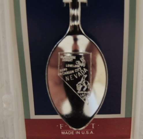 COLLECTABLE SOUVENIR TEASPOON - NEVADA LAS VEGAS
