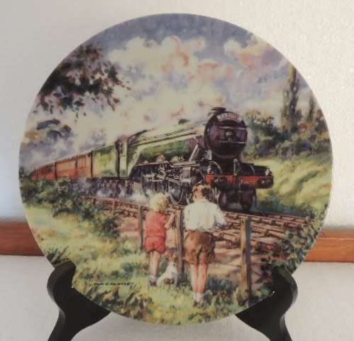 BRADFORD EXCHANGE PLATE - "THE FLYING SCOTSMAN"