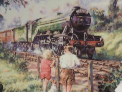 BRADFORD EXCHANGE PLATE - "THE FLYING SCOTSMAN"