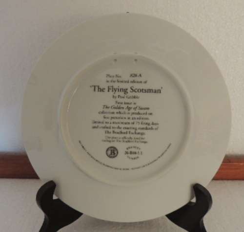 BRADFORD EXCHANGE PLATE - "THE FLYING SCOTSMAN"