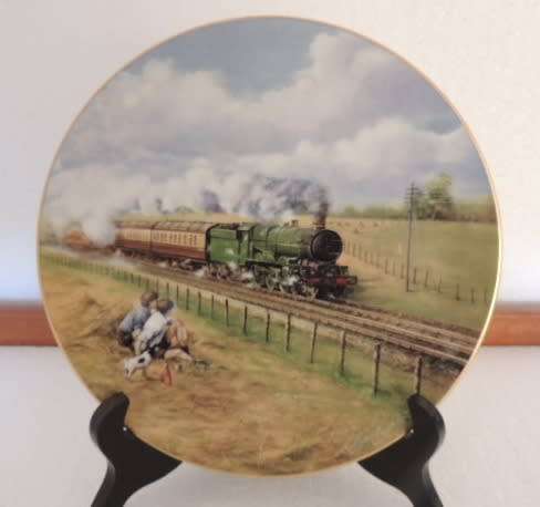 COALPORT RAILWAY CHILDREN PLATE - "THE WEST COUNTRY" - BOXED