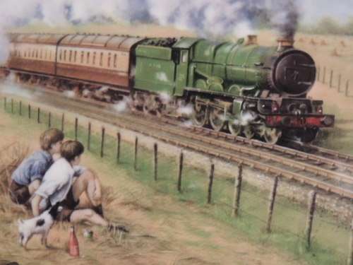 COALPORT RAILWAY CHILDREN PLATE - "THE WEST COUNTRY" - BOXED
