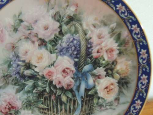 "ROSES" PLATE NUMBER ONE FROM "LENA LIU'S BASKET BOUQUETS" FABULOUS