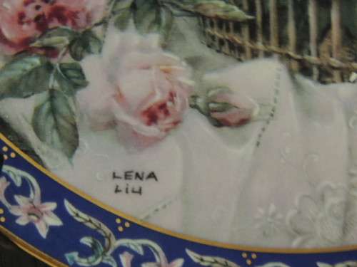 "ROSES" PLATE NUMBER ONE FROM "LENA LIU'S BASKET BOUQUETS" FABULOUS