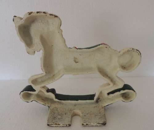 VINTAGE DOORSTOPPER - ROCKING HORSE reserved for marvellous things