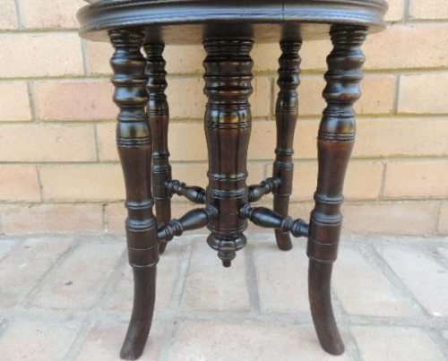 MUSIC/PIANO STOOL REVOLVING - VICTORIAN ERA
