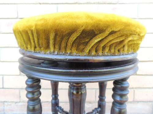 MUSIC/PIANO STOOL REVOLVING - VICTORIAN ERA
