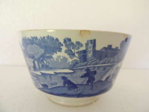 COPELAND SPODE'S ITALIAN BLUE LARGE SUGAR BOWL
