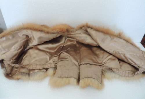 FOX CAPE WITH DUST JACKET - ABSOLUTELY GORGEOUS