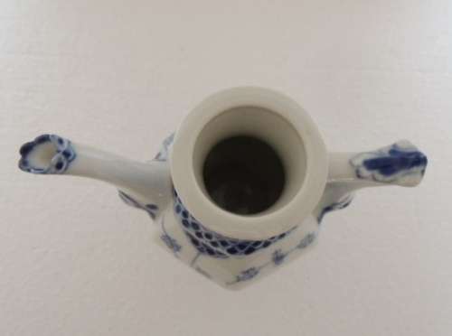ROYAL COPENHAGEN BLUE FLUTED  FULL LACE COFFEE/CHOCOLATE POT - Reserved for Louky