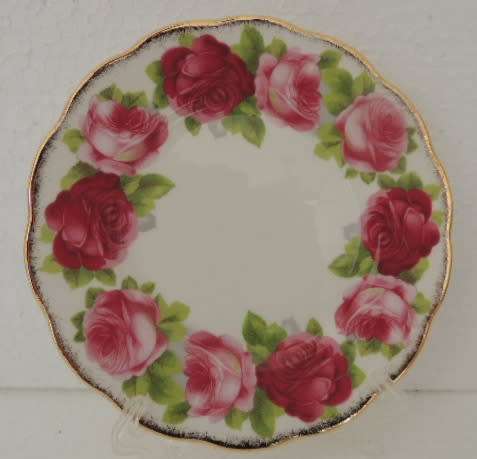 ROYAL ALBERT TRIO - "OLD ENGLISH ROSE"  - 2 AVAILABLE