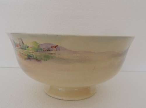 ROYAL DOULTON FOOTED BOWL - "THE KINGS HEAD'
