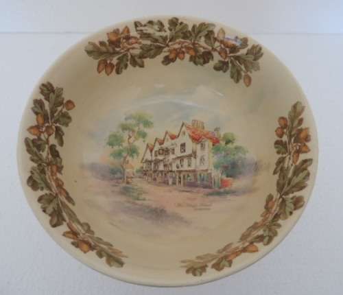 ROYAL DOULTON FOOTED BOWL - "THE KINGS HEAD'