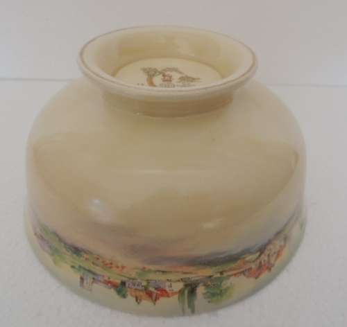 ROYAL DOULTON FOOTED BOWL - "THE KINGS HEAD'