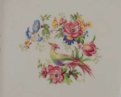 PARAGON ROCKINGHAM PINK CAKE SERVING PLATE