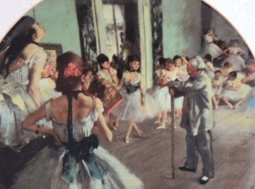 LIMOGES MASTERPIECES OF IMPRESSIONISM - "LA CLASSE DE DANSE" by Degas