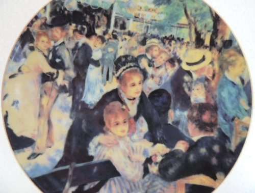 LIMOGES MASTERPIECES OF IMPRESSIONISM - "LE MOULIN DE LA GALETTE"  by Renoir
