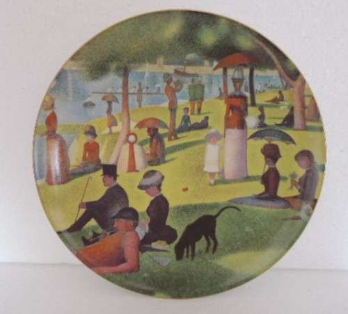 LIMOGES MASTERPIECES OF IMPRESSIONISM - "LA SEINE A LA GRANDE-JATTE"  by Georges Seurat