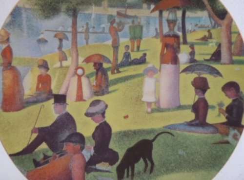 LIMOGES MASTERPIECES OF IMPRESSIONISM - "LA SEINE A LA GRANDE-JATTE"  by Georges Seurat