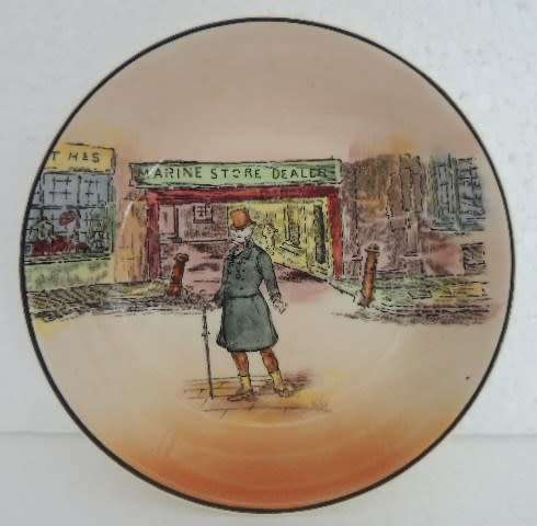 ROYAL DOULTON DICKENS WARESWEET DISH - "MR MICAWBER", Signed by Charles Noke