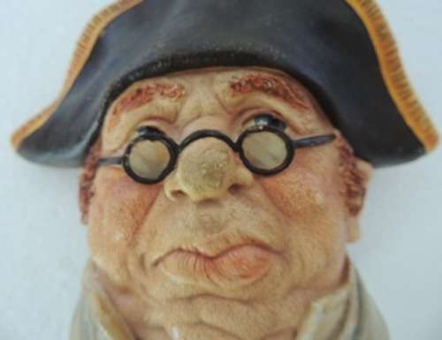 MAGNIFICENT CHALKWARE HEAD - "MR BUMBLES"