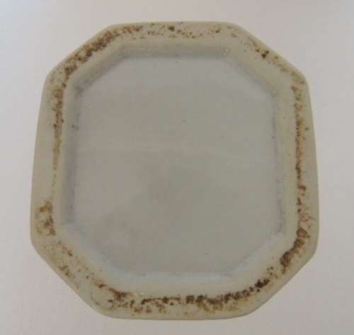 FABULOUS BLUE AND WHITE OCTAGONAL GINGER JAR